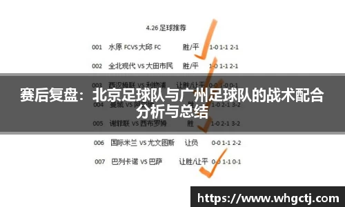 赛后复盘：北京足球队与广州足球队的战术配合分析与总结